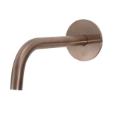 Product Cut out image of the JTP Vos Brushed Bronze Slim Basin Spout